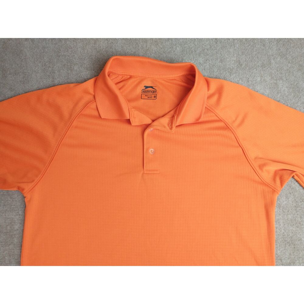 Slazenger Short Sleeve Polo. Men's Medium. Orange.